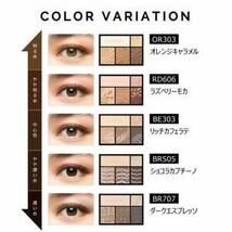 公式完売レア 新品未使用 資生堂マキアージュMAQuillAGE ドラマティックスタイリングアイズRD606 ラズベリーモカ アイシャドウ 定価3080円_画像5