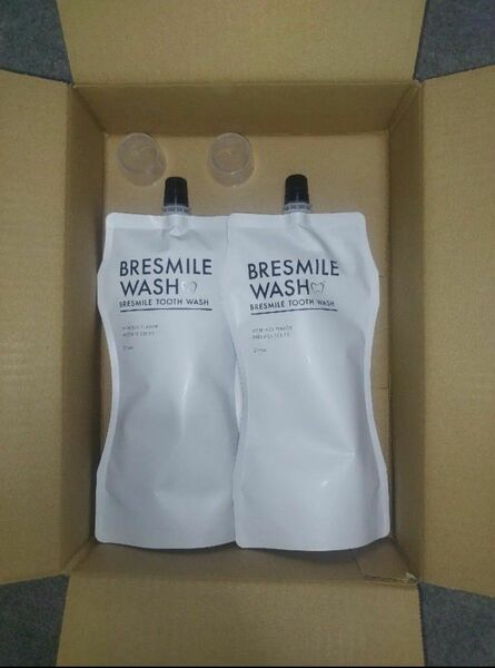 BRESMILE WASH ブレスマイルウォッシュ 新品未開封2袋　計量カップ付　270ml