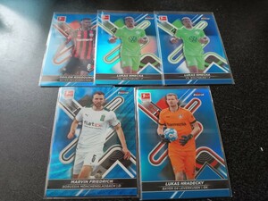 Topps2022 Finest Bundesliga 150枚限定 5枚セット