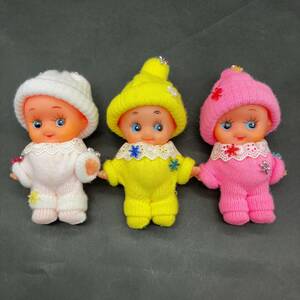 d64378*[ that time thing ] kewpie doll doll sofvi 3 body set kyupina doll 15cm Showa Retro toy hobby character collection goods 