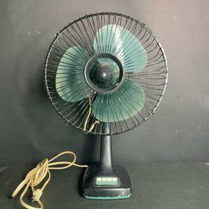 L78531*Sharp sharp electric fan PD-259 antique electric fan 30cm. river electric fan Showa Retro 60 period operation goods dead stock 