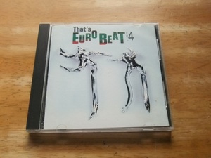 CD Thats * euro beat Vol.4