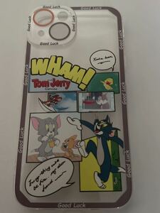 a-208g Ла Манш ti-z Tom . Jerry iPhone 14 (6.1 дюймовый ) соответствует кейс 