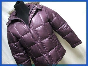  clamp ryus Homme * removed fur attaching meat thickness down jacket size 48 men's M purple / purple control NO.RZ2