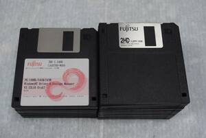 N1781 Y【36枚セット】 FUJITSU 2HD FLOPPY DISK フロッピーディスク (Microsoft Windows98)