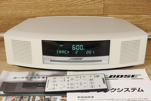 ★美 完動品 きれいな白 BOSE Wave music system AWRCCC CD/FM/AM★