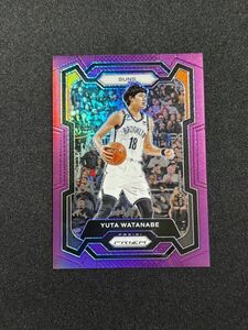 【99枚限定】 渡邊雄太 Yuta Watanabe 2023-24 Panini NBA Prizm Purple Prizm サンズ グリズリーズ