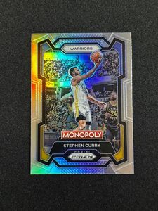 Stephen Curry ステフィン・カリー 2023-24 Panini NBA Prizm Monopoly Silver Prizm ウォリアーズ