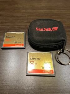 SanDisk コンパクトフラッシュ Extreme 32GB､2枚