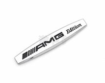 メルセデスベンツ AMG サイド 3D金属製エンブレム ステッカー 2枚セット_画像3