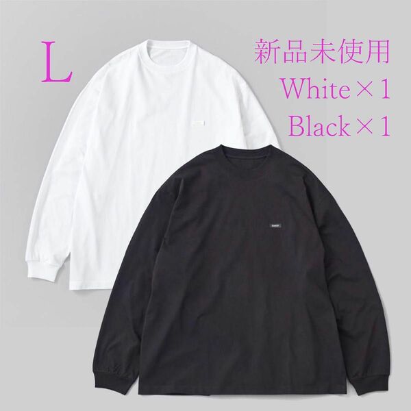 ennoy 2Pack L/S T-Shirts WHITE BLACK 24ss エンノイ ロンTee