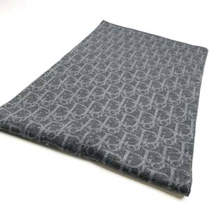 * unused class | popular *Dior HOMME Dior ob leak wool muffler gray reversible stole shawl Toro ta- Italy made 
