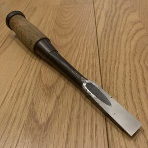 【叩き鑿 6分】chisel carpenter nomi plane 大工道具 鑿 ノミ カンナ 組鑿 小鉋 梅弘 國秀 宮大工 平鉋 際鉋 特殊 叩き鑿 中叩き 左市弘 