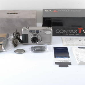 【美品 保障付 動作確認済】Contax TVS Point & Shoot 35mm Film Camera Body コンタックス コンパクト フィルムカメラ #Q7248の画像1