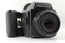 【美品 保障付 動作確認済】Pentax 645 Body + SMC A 75mm 2.8 Lens + 120 Filmback ペンタックス 中判カメラ レンズ セット #Q7226_画像2