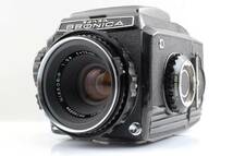 【美品 保障付 動作確認済】Bronica S2 Black medium format + 75mm 2.8 Lens ブロニカ 中判カメラ・レンズ・フィルムバック２個セット_画像3