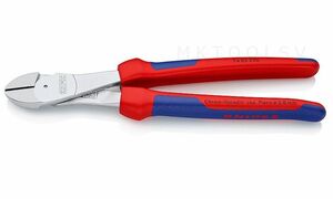 良品半額 KNIPEX クニペックス 新品 強力斜めニッパー 7405 250