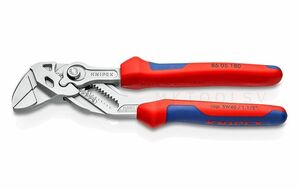 良品半額 KNIPEX クニペックス 新品 プライヤーレンチ 8605 180 目盛り付