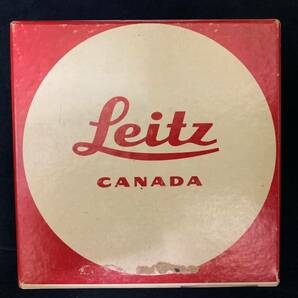 ライカ LEITZ CANADA ELMARIT 1:2.8 / 28mm レンズ 純正箱＋オリジナルサービスカード 1975年代製造 の画像1