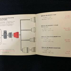 ライカ 超レア Leitz VISOFLEX III 1966年 使用説明書 英語版 全19ページの画像5