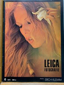 ライカ Leica Fotografie 6／1975年 レア ビンテージ デッドストック ドイツ語版 全64ページ 美品