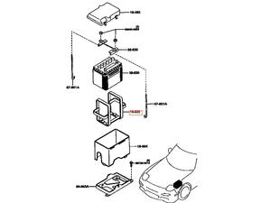 マツダ 純正 RX-7 FD3S NX5 バッテリー バンド キャリー ハンドル MX5 MK3 RX7 RX-8 MAZDA Genuine レストア NC 06-15 ボンゴ Band Battery