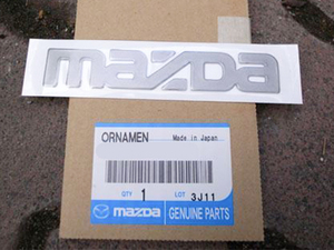 マツダ 純正 RX-7 エンブレム FD3S リヤー メーカーネーム オーナメント MAZDA RX7 rx7 rx7 検 ホイール マフラー ヘッドライト 後期 ドア