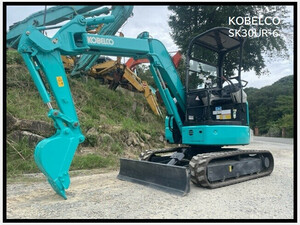 Mini油圧ショベル(Mini Excavator) Kobelco建機 SK30UR-6 202004 2,824h 【マルチLever／ブレード／平・細バケッ