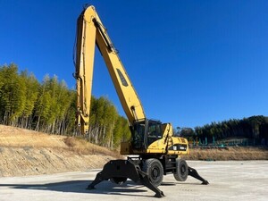 油圧ショベル(Excavator) Caterpillar M325D 2008 Tires式油圧ショベル　配管included　エレキャブ　セミlong 配管included