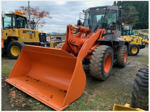 タイヤショベル(ホイールローダー) 日立建機 LX110-7 2003年 3,215h ワンタッチスノーブレード&バケット /