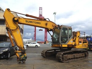 油圧ショベル(Excavator) 住友建機 SH200LC-5 2008 10,658h エレベーターキャビン仕様 併用配管included