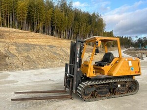 forklift 諸岡 MFD-20 202009 495h ゴムCrawler　揚高3000ｍｍ　サヤフォークincluded