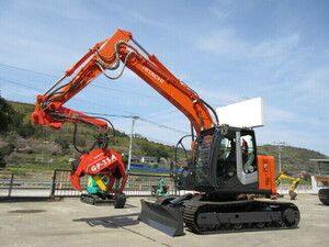 油圧ショベル(Excavator) 日立建機 ZX135US-3 2011 7,230h 林業機 プロセッサ ブレード マルチ 配管included マ