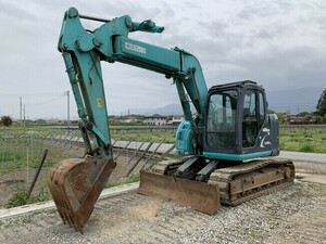 油圧ショベル(Excavator) Kobelco建機 SK130SR+ 2011 7,651h 排土板、Crane仕様、マルチLeverYes クレー