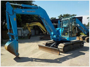 油圧ショベル(Excavator) Yanmar ViO70-3 2006 4,187h 作動良好　マルチ　排土板 マルチLever ブレードincluded