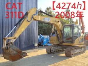 油圧ショベル(Excavator) Caterpillar 311D 2008 4,274h