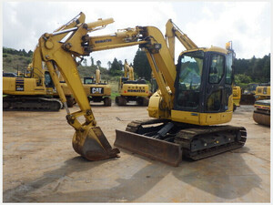 油圧ショベル(Excavator) Komatsu PC78UU-10 202006 3,024h 排土板、Crane仕様、マルチ、EPA Crane仕様