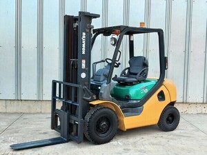 forklift Komatsu FG20C-16 2007 276h 2.0tGasoline、フルフリー2-stage・サイドシフト仕様！！