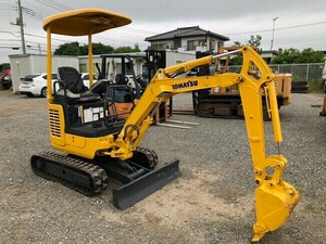 Mini油圧ショベル(Mini Excavator) Komatsu PC18MR-2 2005 1,153h 塗装整備済/ゴムCrawlerNew item/可変脚【価