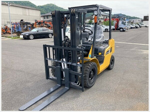 forklift Mitsubishi FDE25P-T 202012 1h マストフルフリー3-stage4ｍ、4連Bulb脱着式配管