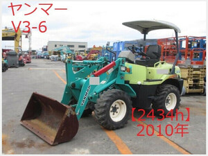 Tiresショベル(Wheel Loaderー) Yanmar V3-6 2010 2,434h