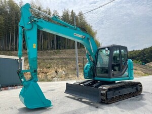 油圧ショベル(Excavator) Kobelco建機 SK135SR-3 202002 3,751h ゴムパットincluded　ブレード　Crane仕様　マルチ