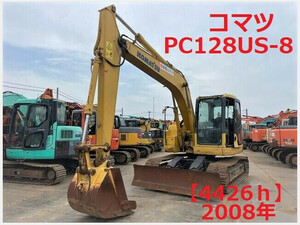 油圧ショベル(Excavator) Komatsu PC128US-8 2008 4,426h マルチLever