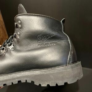 Danner GORE-TEX ダナー マウンテンライト トレッキング ブーツ ブラック アメリカ製 USA8.5 ビブラムソール 26.5〜27.0cm位 革靴 /102の画像6