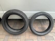 中古タイヤ前後セット①　ブリヂストン R11 120/600R17 180/640R17 ST600_画像9