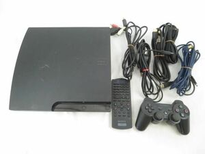 【同梱可】訳あり ゲーム プレイステーション3 PS3本体 CECH-3000A チャーコルブラック 動作品 周辺機器あり