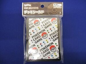 【同梱可】未開封 トレカ ポケモンカードゲーム サプライ スリーブ デッキシールド BALL＆ENERGY 64枚入り