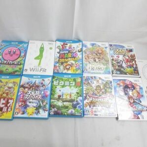 【同梱可】中古品 ゲーム Wii/Wii U ソフト ピクミン 3 大乱闘スマッシュブラザーズ X タッチ!カービィ 他 11点 グッの画像1