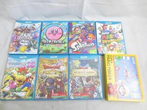 【同梱可】中古品 ゲーム Wii ソフト 大乱闘スマッシュブラザーズ ドラゴンクエスト 10 スプラトゥーン 他 8点 グッ