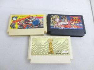 【同梱可】中古品 ゲーム ファミコン ソフト 爆笑 愛の劇場 つっぱりウォーズ ダブルドラゴン II 3点 グッズセット